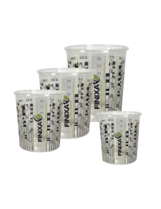 Transparentní míchací kelímek na barvu