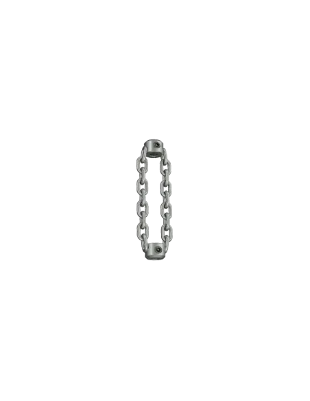 Hladký frézovací řetěz pro DN 50, bovden 8 mm, 9 kroužků, 2 řetězy