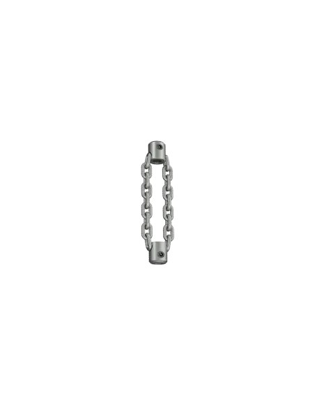 Hladký frézovací řetěz pro DN 50, bovden 10 mm, 9 kroužků, 2 řetězy