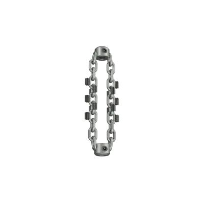 Frézovací řetěz Fixaline pro DN50, bovden 8 mm, 9 kroužků, 2 řetězy