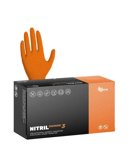 Jednorázové nesterilní ochranné rukavice Espeon Nitril Diamond3