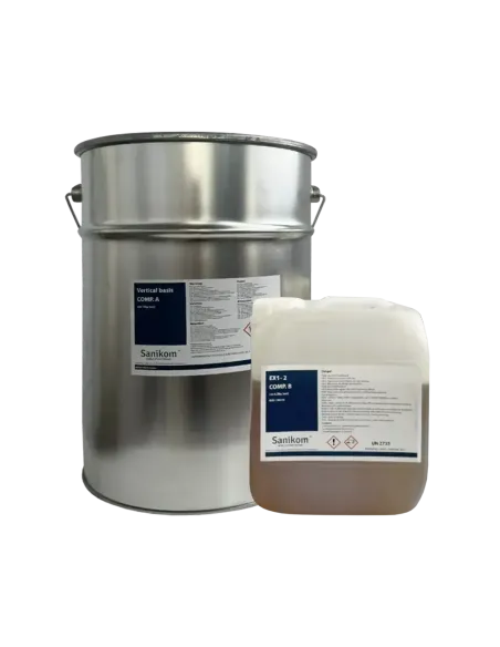 Sada modré pryskyřice Sanikom EX1-2 (A+B)