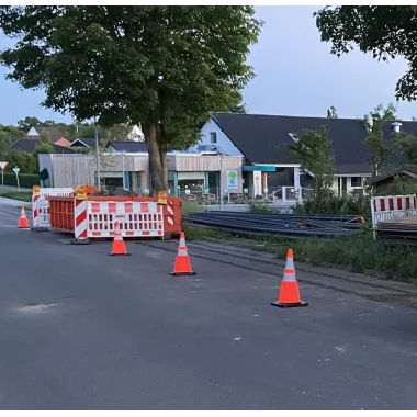 Skládací bezpečnostní LED kužel Care Construction